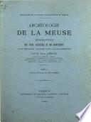 Archéologie de la Meuse: Partie centrale du département et Atlas