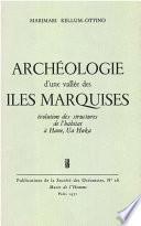 Archéologie d’une vallée des îles Marquises