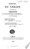 Archéologie du violon
