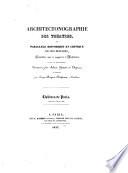 Architectonographie des théâtres