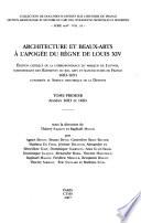 Architecture et beaux-arts à l'apogée du règne de Louis XIV: Années 1683 et 1684