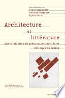 Architecture et littérature