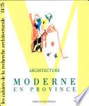 Architecture moderne en province
