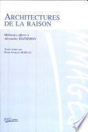 Architectures de la raison