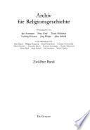 Archiv für Religionsgeschichte