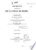 Archives administratives de la ville de Reims