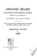 Archives belges