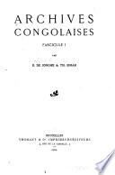 Archives congolaises