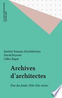 Archives d'architectes
