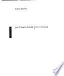 Archives Dada