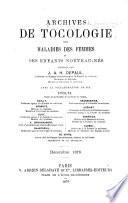 Archives de gynécologie et de tocologie