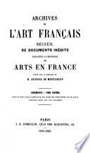 Archives de l'art français