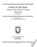 Archives de l'art français