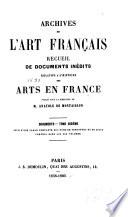 Archives de l'art français