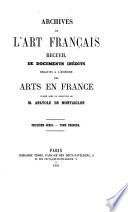 Archives de l'art français