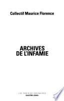 Archives de l'infamie