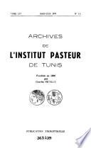 Archives de l'Institut Pasteur de Tunis