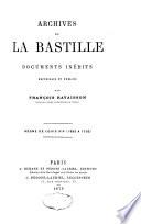 Archives de la Bastille