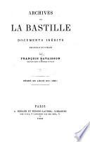 Archives de la Bastille