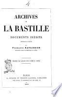 Archives de la Bastille