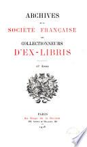 Archives de la Société des collectionneurs d'ex-libris et de reliures artistiques