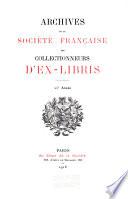 Archives de la Société Française des Collectionneurs d'ex-Libris