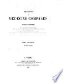 Archives de médecine comparée