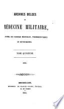 Archives de médecine militaire