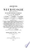 Archives de neurologie