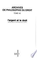 Archives de philosophie du droit