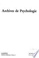 Archives de psychologie