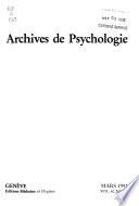 Archives de Psychologie