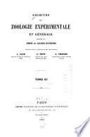 Archives de zoologie expérimentale et générale