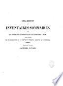 Archives départementales de l'Yonne antérieures à 1790