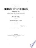 Archives départementales de l'Yonne