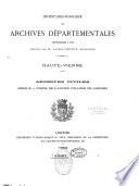 Archives départementales de la Haute-Vienne