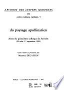 Archives des lettres modernes
