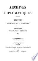 Archives diplomatiques