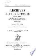 Archives diplomatiques
