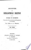 Archives du bibliophile Breton