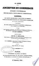 Archives du Commerce ...