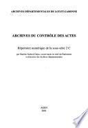 Archives du contrôle des actes