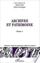 Archives et patrimoines