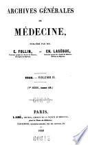 Archives generales de medecine
