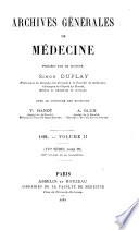 Archives générales de médecine