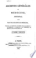 Archives générales de médecine