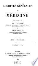 Archives generales de medecine