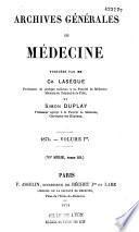 Archives générales de médecine