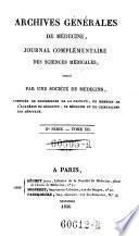 Archives generales de medecine