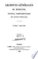 Archives generales de medecine